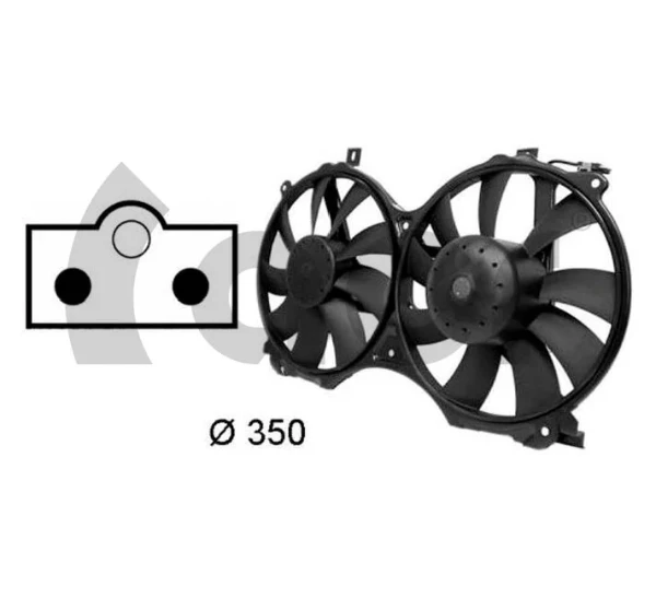 Ventilador de refrigeración del motor на Mercedes E (W210)