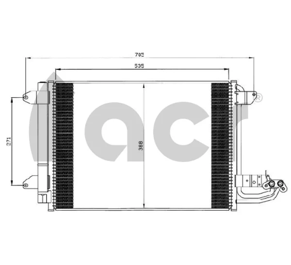300561 ACR condensador aire acondicionado