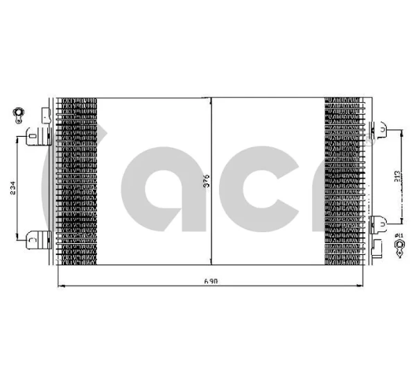 300530 ACR Condensador aire acondicionado