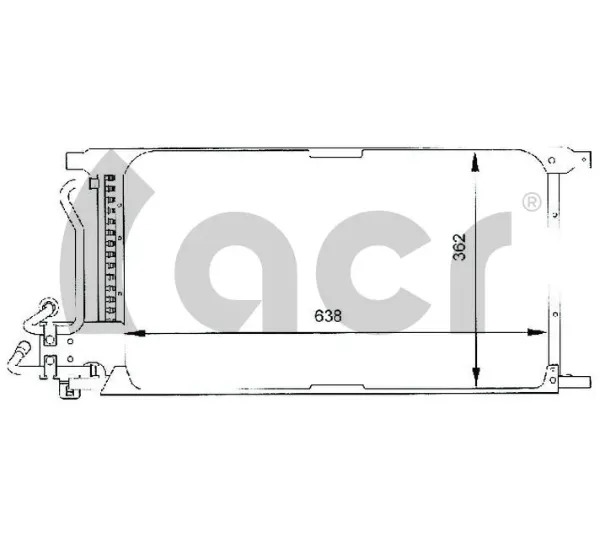 Condensador aire acondicionado 300059 ACR