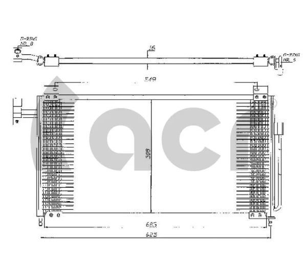 300372 ACR condensador aire acondicionado