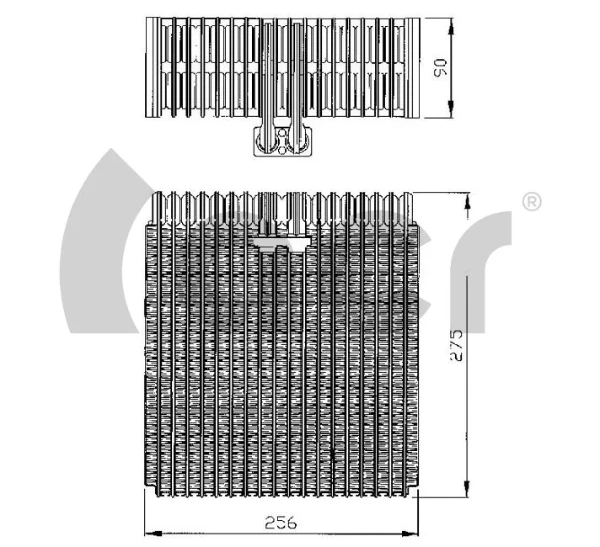 Evaporador, aire acondicionado Audi A6 C5 (4B2, 4B4)