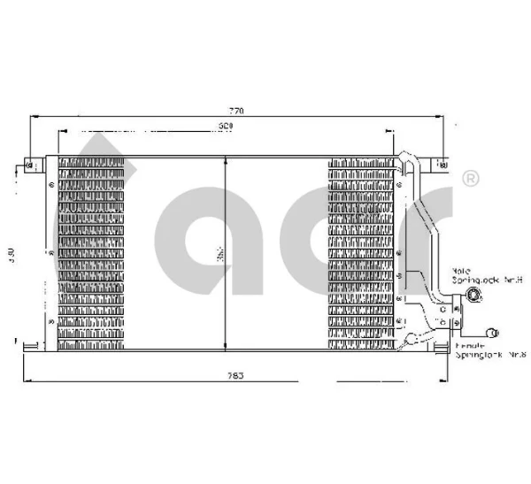 300428 ACR condensador aire acondicionado
