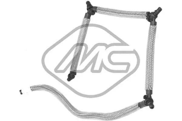 Tubería de retorno de combustible de los inyectores 92046 Metalcaucho