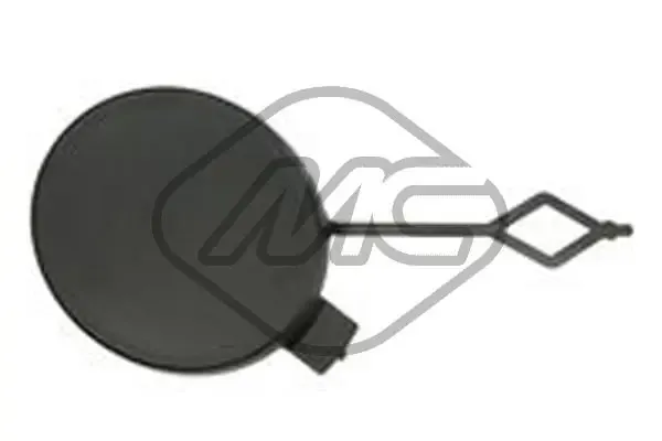 Tapa del gancho de remolque del parachoques delantero izquierdo 91026 Metalcaucho