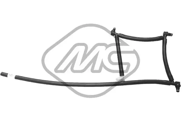 Tubería de retorno de combustible de los inyectores 92047 Metalcaucho