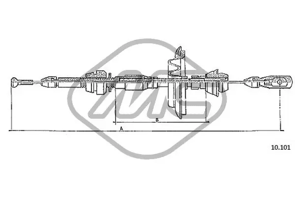 Cable del acelerador Volkswagen Polo II