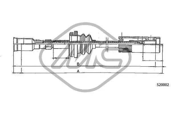Cable Para Velocimetro Opel Corsa A (91, 92, 96, 97)