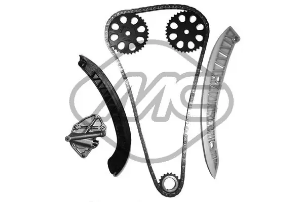 Kit de cadena de distribución 06182 Metalcaucho