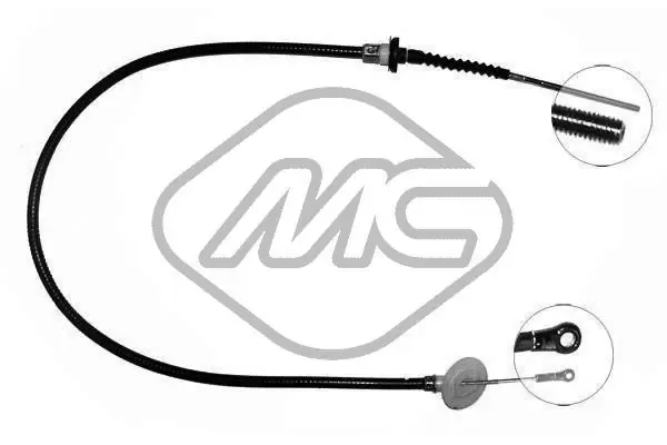 Cable de embrague 80120 Metalcaucho