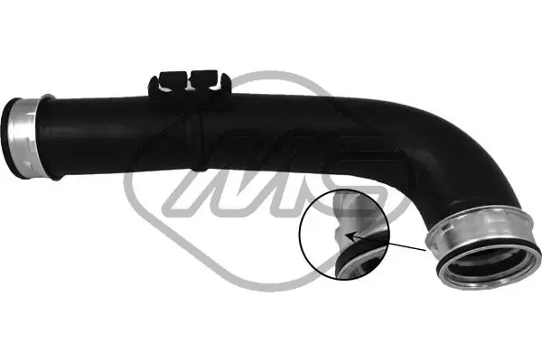Tubo intercooler 09778 Metalcaucho