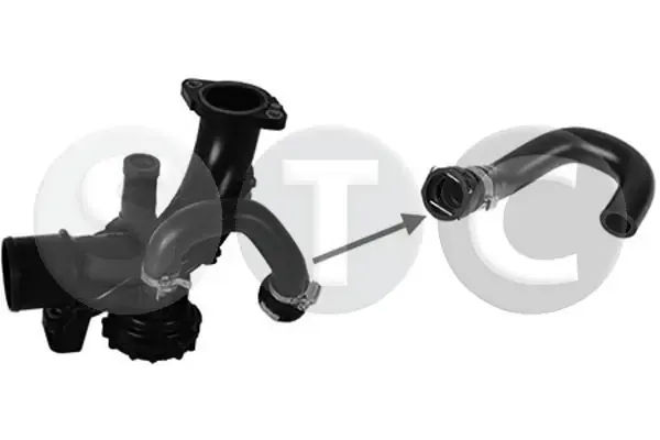 Tubo de ventilación del cárter T409967 STC