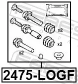 Comprar Kit de reparación de pinzas de freno Renault LOGAN I LS