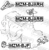 Soporte motor delantero Mazda 323 BJ
