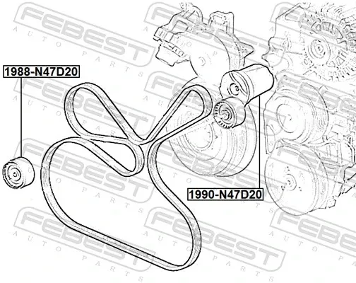Comprar Tensor de correa poli V BMW 1  E81, E87