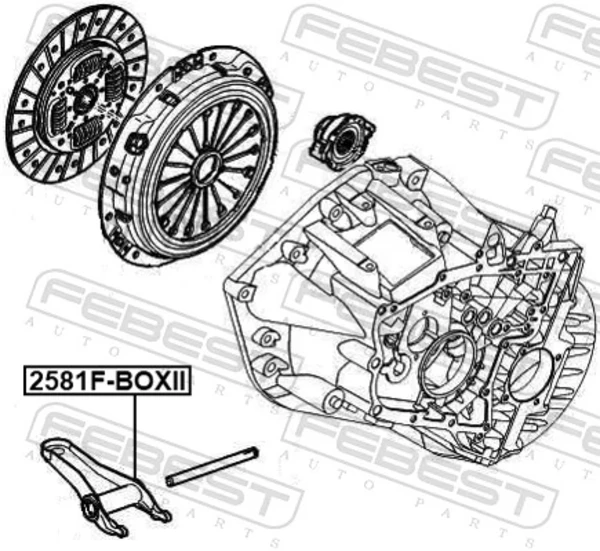 Horquilla de desembrague, embrague Fiat Ducato 2 (230)