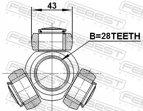 2116CA220 Febest