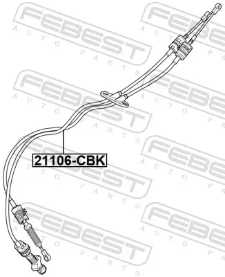 Cable de accionamiento de caja de cambios Ford Fiesta Mk6 hatchback (CB1) (2008 - 2016) precio, desde