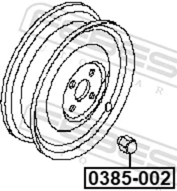 Tuerca de rueda Honda Pilot 