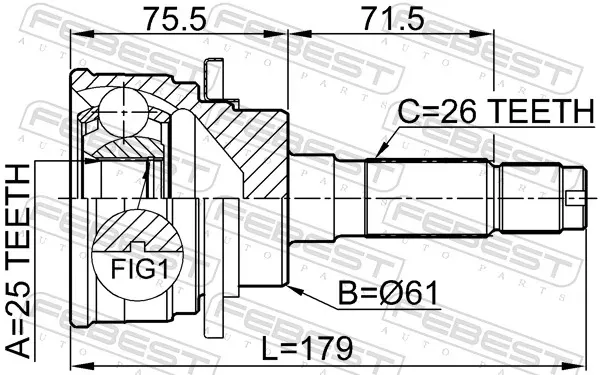 0510B25 Febest