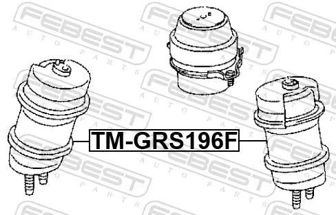 Soporte de motor delantero TMGRS196F Febest
