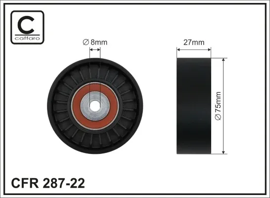 Polea tensora correa poli V Audi A6 Allroad C6