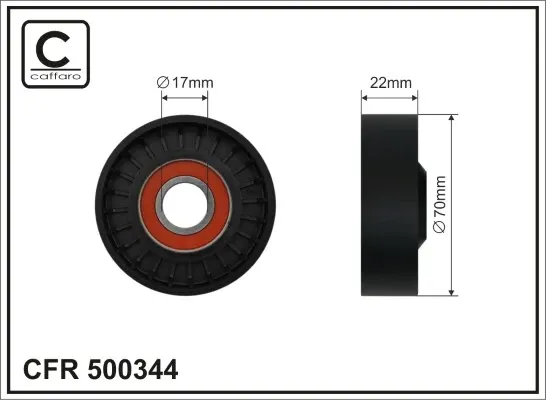 Polea tensora correa poli V Mercedes ML/GLE W167