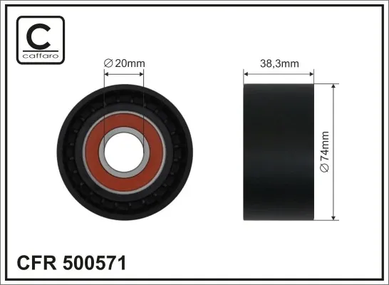 Polea tensora correa poli V Renault Trucks TRUCK PREMIUM ROUTE
