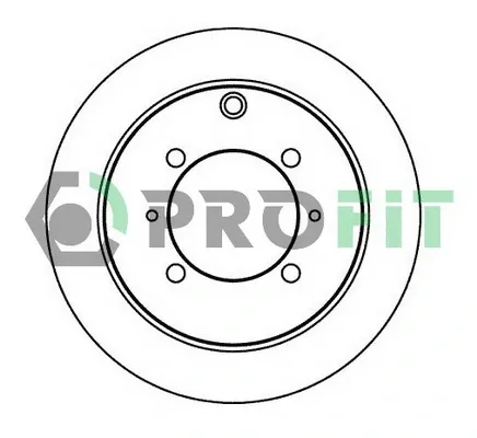 Disco de freno trasero 50102006 Profit