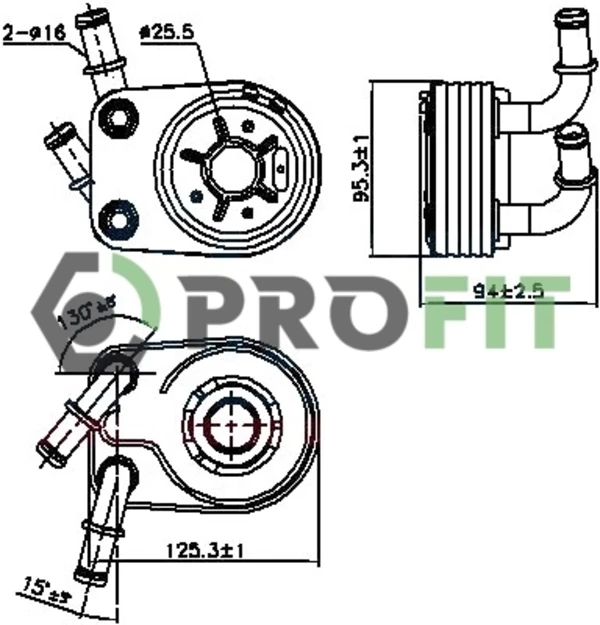 Radiador de aceite Alfa Romeo 147 (937)