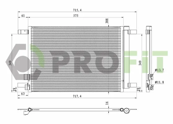 Aire acondicionado capacitor Seat ATECA SUV (KH7, KHP) (2016 - 2025) precio, desde 186,79 USD