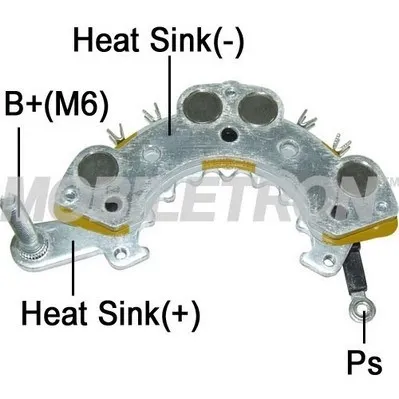Puente rectificador del alternador MOBILETRON RH116