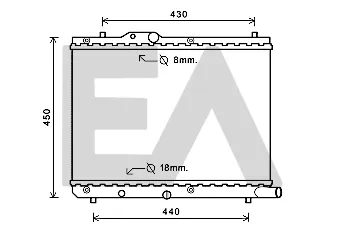 Radiador 31R69085 Eaclima
