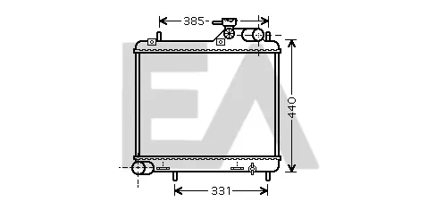 Radiador 31R28043 Eaclima