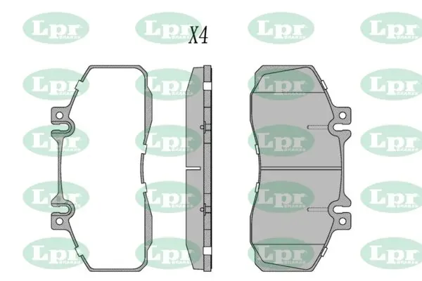 Pastillas de freno traseras 05P360 LPR