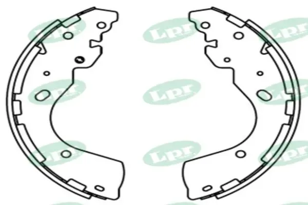 Zapatas de freno 01073 LPR