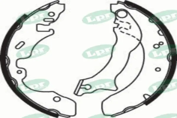 Zapatas de freno 07390 LPR