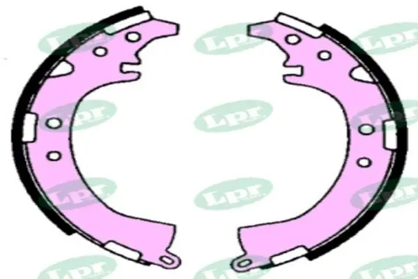 Zapatas de freno 06680 LPR