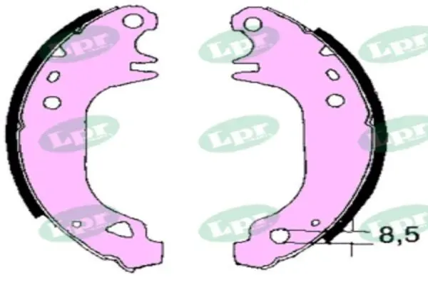 Zapatas de freno 03110 LPR