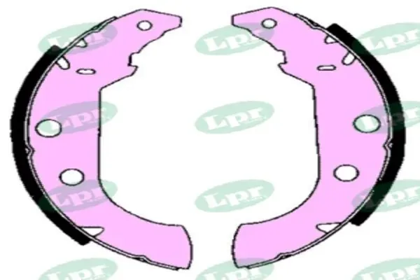 Zapatas de freno 04980 LPR