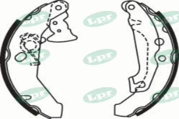 Zapatas de freno 07560 LPR