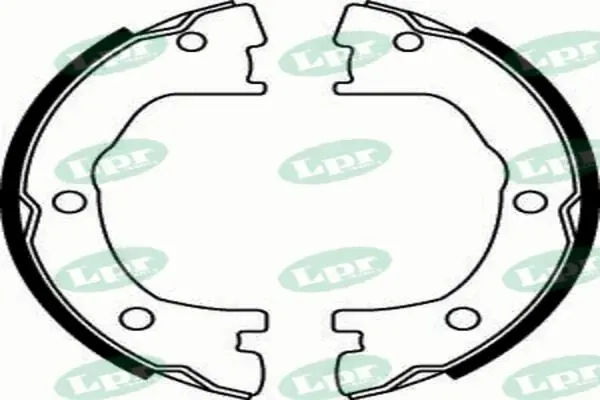 Zapatas de freno 07800 LPR