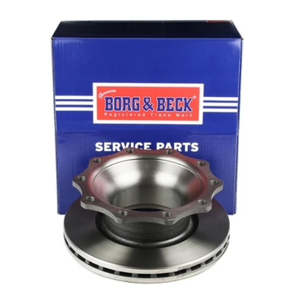 Disco de freno trasero BBD32984 Borg&beck