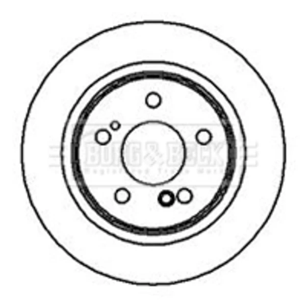 Disco de freno, eje trasero para Fiat Doblo 119