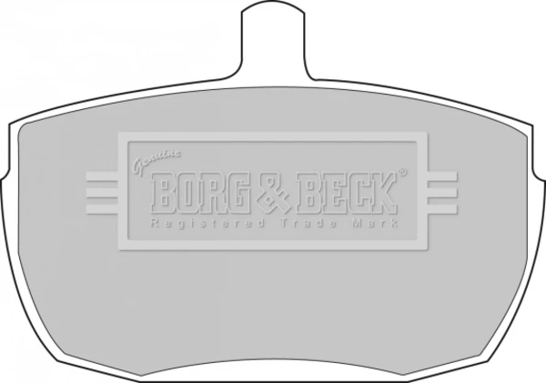 Pastillas de freno delanteras BBP1422 Borg&beck