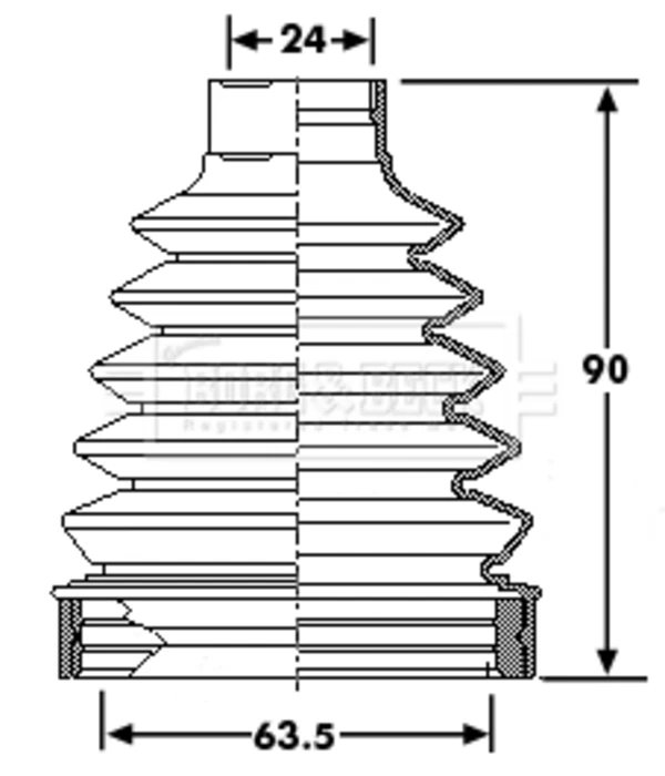 Fuelle, árbol de transmisión delantero interior Renault Modus (JP0)