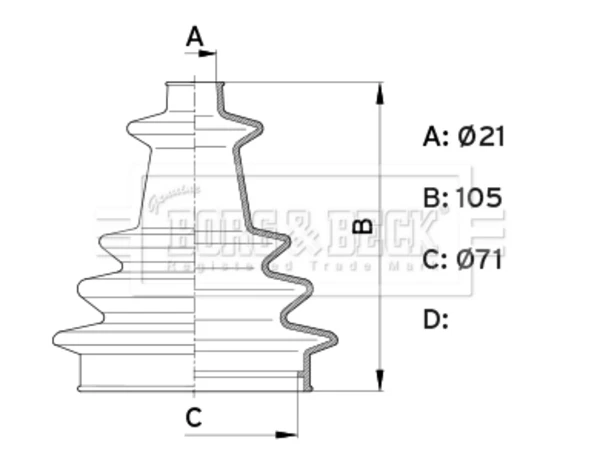 Fuelle, árbol de transmisión delantero exterior Chrysler Neon 2 