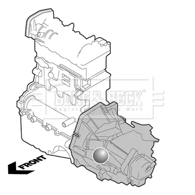 Soportes de motor delantero para Opel Insignia A G09