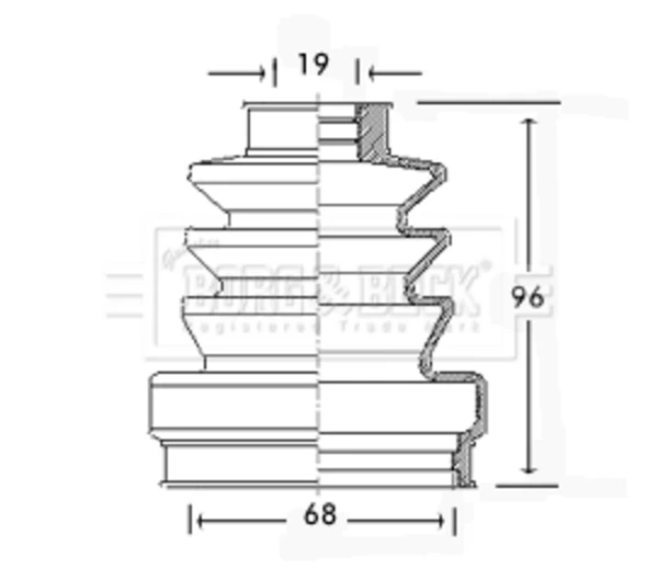 Fuelle, árbol de transmisión delantero interior Ford Fiesta 3 (GFJ)