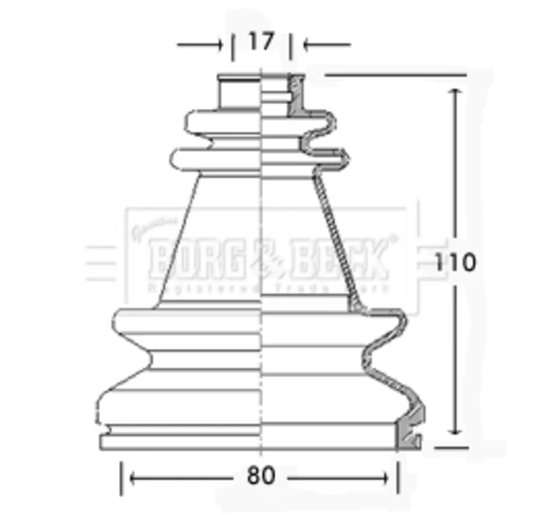 Fuelle, árbol de transmisión delantero interior Renault 19 2 (B53, C53)